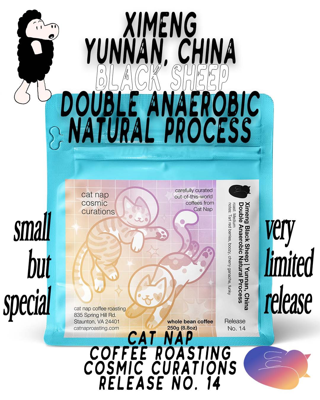 Ximeng Black Sheep | Double Anaerobic Natural (Cosmic Curations Release No. 14)