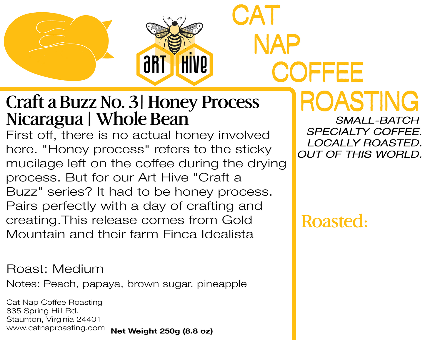 Finca Idealista Honey Microlot | Honey Process (Craft a Buzz Series release No. 3)