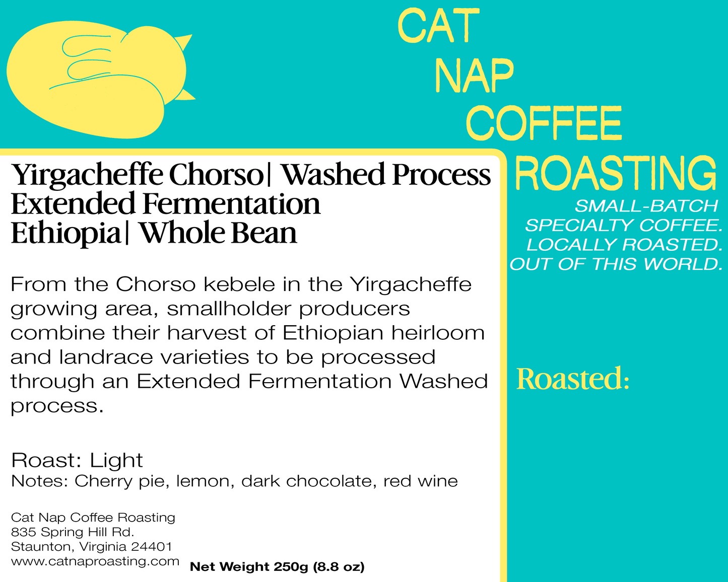 Yirgacheffe Chorso Extended Fermentation